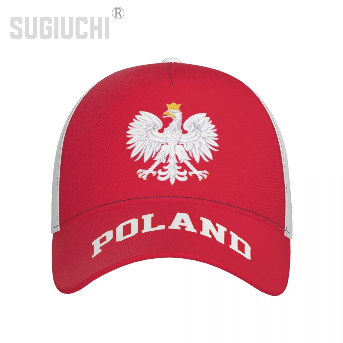 Unisex Poland Flag Polish Adult Baseball Cap Patriotic Hat for Baseball Soccer Fans Men Women