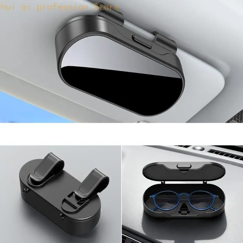 Auto-Sonnenbrillenhalter mit Single-Touch-Entriegelung für einfachen Zugriff während der Fahrt, geeignet für die meisten – Detail 2