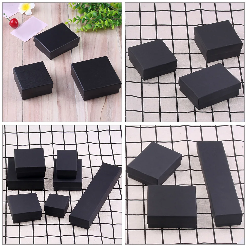 

10 Pcs 5x5x3cm Sponge Portable Case for Ring ganizer Ring Wrap Box Earring Storage Display Gift Packaging Boxes