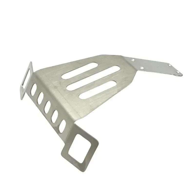 แผ่นกันกระแทกใต้ท้องรถสแตนเลสสำหรับรถบังคับวิทยุ Hyper GO MJX 1/14 14211 อุปกรณ์เสริมสำหรับการอัพเกรด