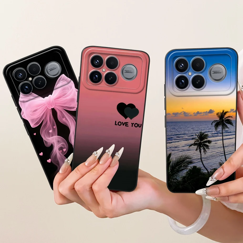 For Xiaomi Poco F8 Ultra 5G Case Luxury Candy Painted Cover Shockproof Phone Case For Xiaomi Poco F8 Pro PocoF8 Ultra Soft Shell