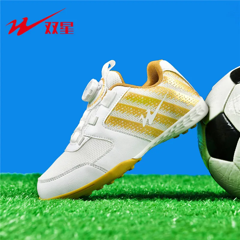 

Multi-use football shoes for training and play, classic cut design, anti-slip cleats for grass field daily activities