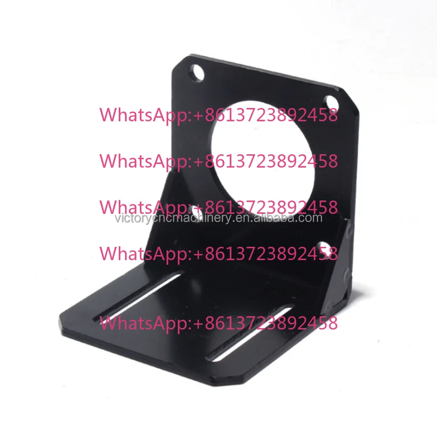 42mm 57mm Stepper Motor Mounting Bracket with Screws and Nuts L-Shape Fixed Seat Fixed Support Motor Mount for NEMA17 NEMA23