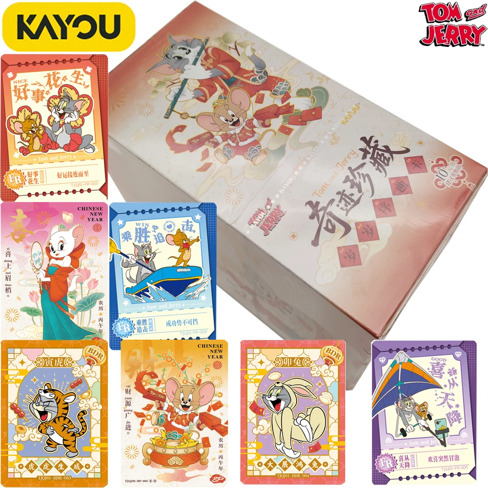 

Официальные коллекционные карточки KAYOU Том и Джерри: яркие, забавные, анимированные, креативные интерактивные карточки, декоративные игрушки, сопутствующие товары, подарки