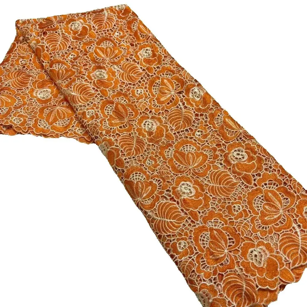 tissu-africain-en-dentelle-guipure-cordon-en-dentelle-orange-brode-dentelle-francaise-pour-robe-de-mariee-5-yards