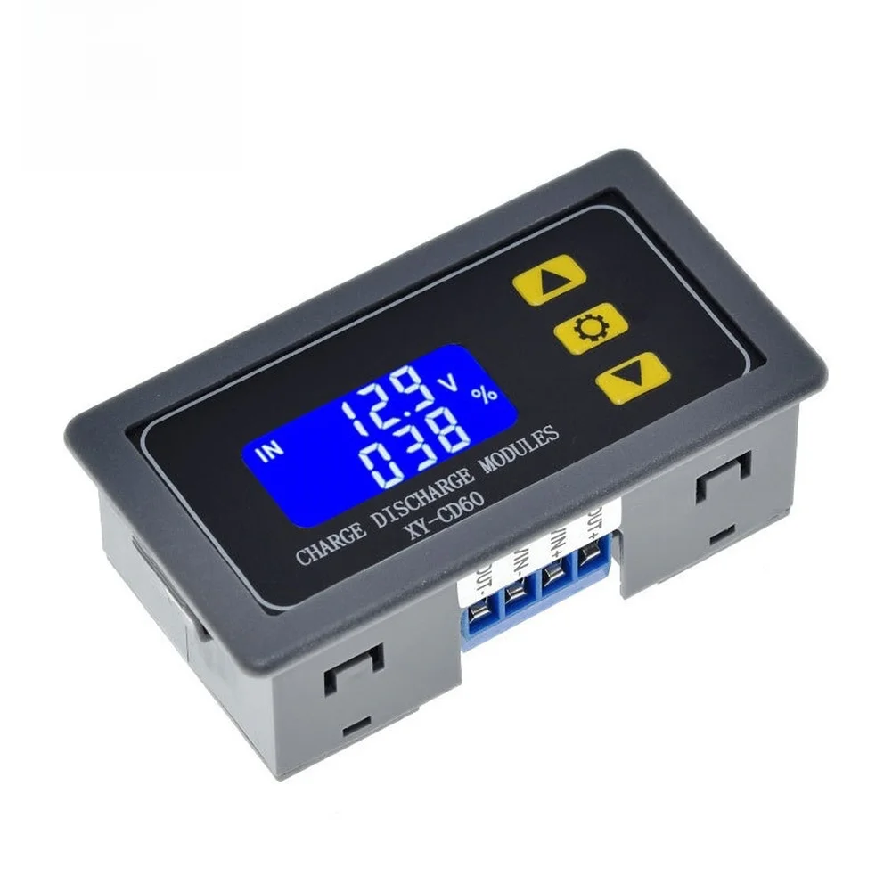 Programmable Charge Discharge Module with Voltage Monitoring and Time-Based Relay Shutdown for 6V 60V DC Battery Systems