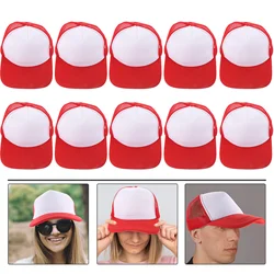 Heat Transfer Baseball Hats DIY Blank Printing Hat Mesh Sublimation Hats Heat Transfer Baseball Caps DIY Sublimation Hats