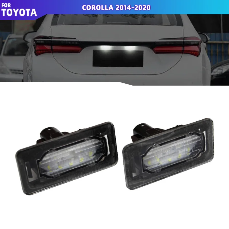 

Подходит для Toyota Corolla 2014-2020 Φ номерной знак светодиодный эксклюзивное снабжение через границу