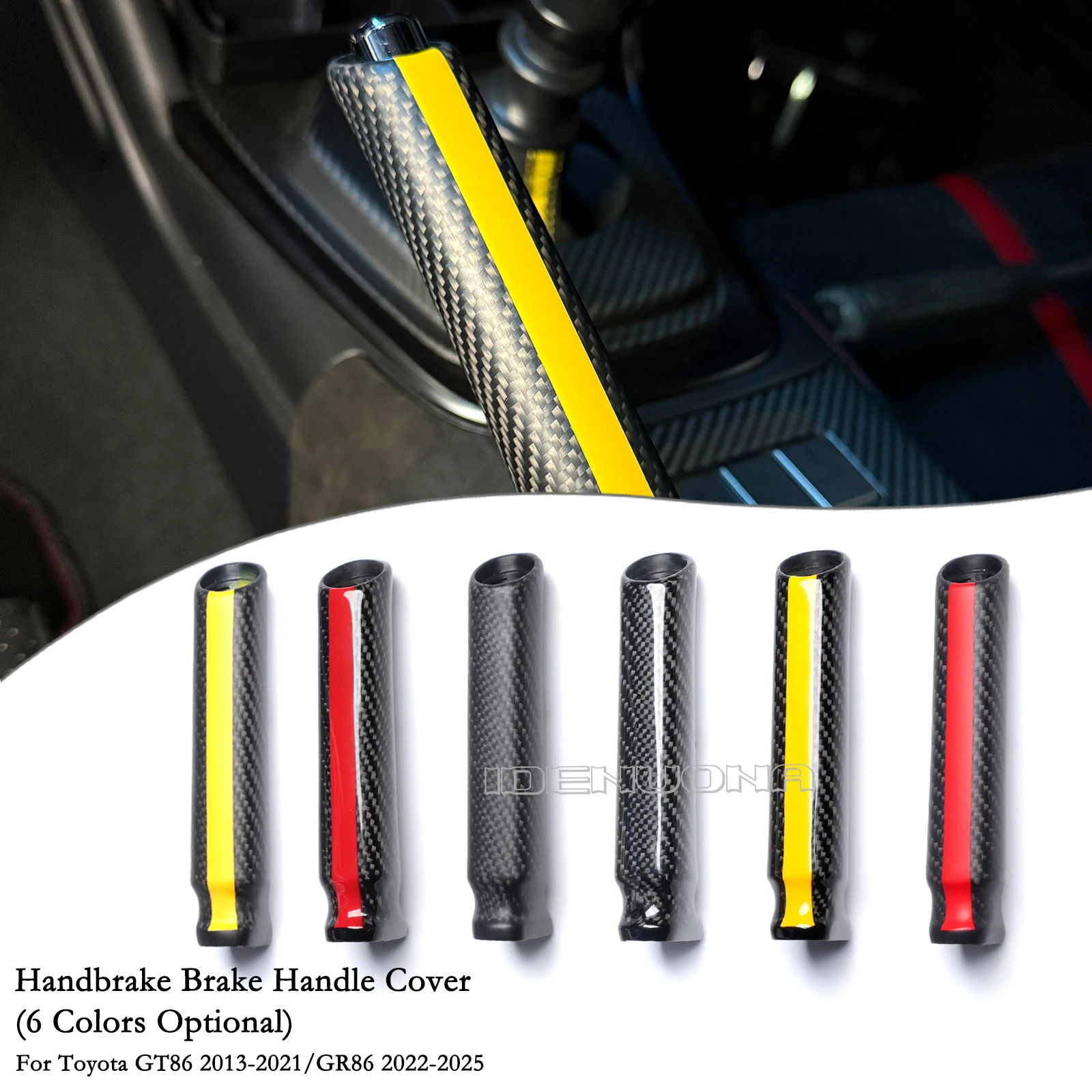 Car Interior Handbrake Grip Handle Lever Hand Brake Shell Trim For Toyota GT86 2013-2021 GR86 Subaru BRZ 2022-2025