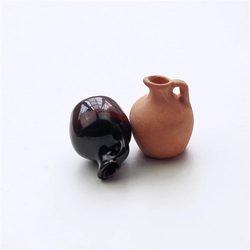 Miniature Vase Model Simulation Vase Ornaments Creative Pocket Decorative Artwork Classic For Gifts Vase Decor Mini Ceramic Vase