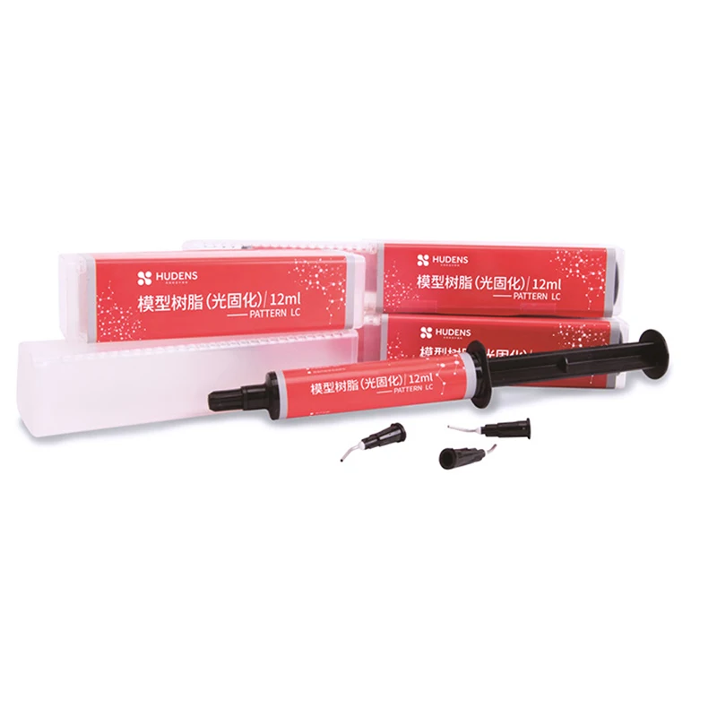 Dental Oral Material Model Resin 12ml/Syringe Pattern LC Flow Resin Light Curing Composite Lab Denture Model Making Material