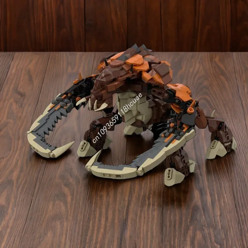 

Популярная военная игра StarCrafts Brood, серия Zerg, модель MOC, строительный блок, креативный DIY, коллекция, развивающие детские подарки, игрушки