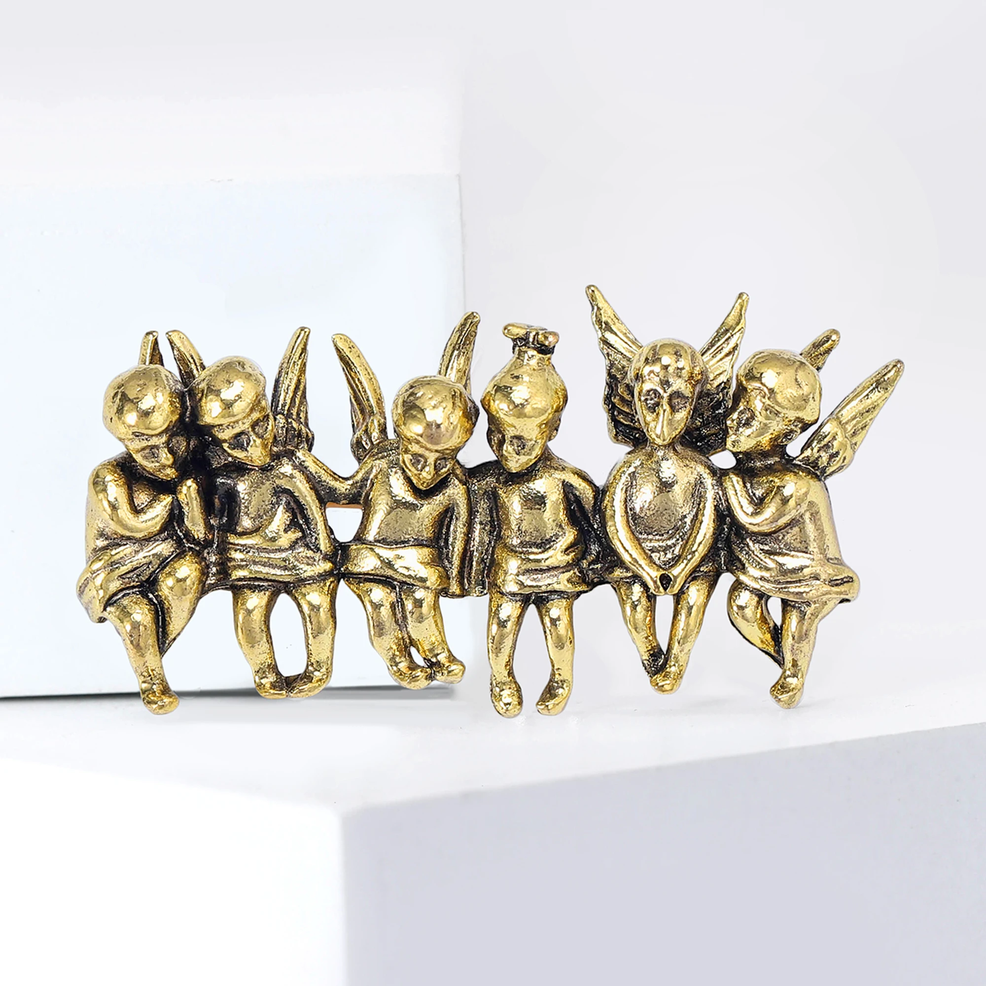 Trendy Enamels Angels Brooches for Women Unisex Little Childrens Pins Banquets Party Backpack Gifts Jewelry Accessories