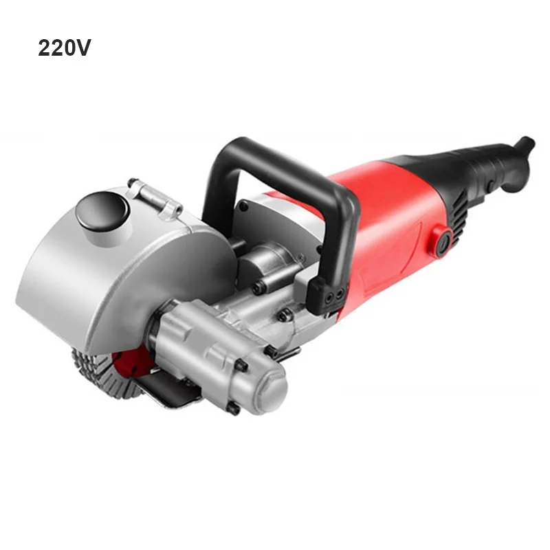 Professional Hydropower Installation Electric Wall Chaser Concrete Wall Slotting Grooving Machine Brick Wall Slot Cutter 220V