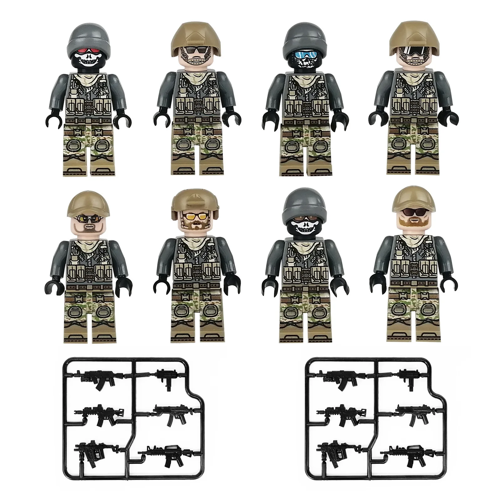

Meig anti-terrorist minifigures cross-border wholesale troops soldiersGerman children assembled smallparticle buildingblock toys