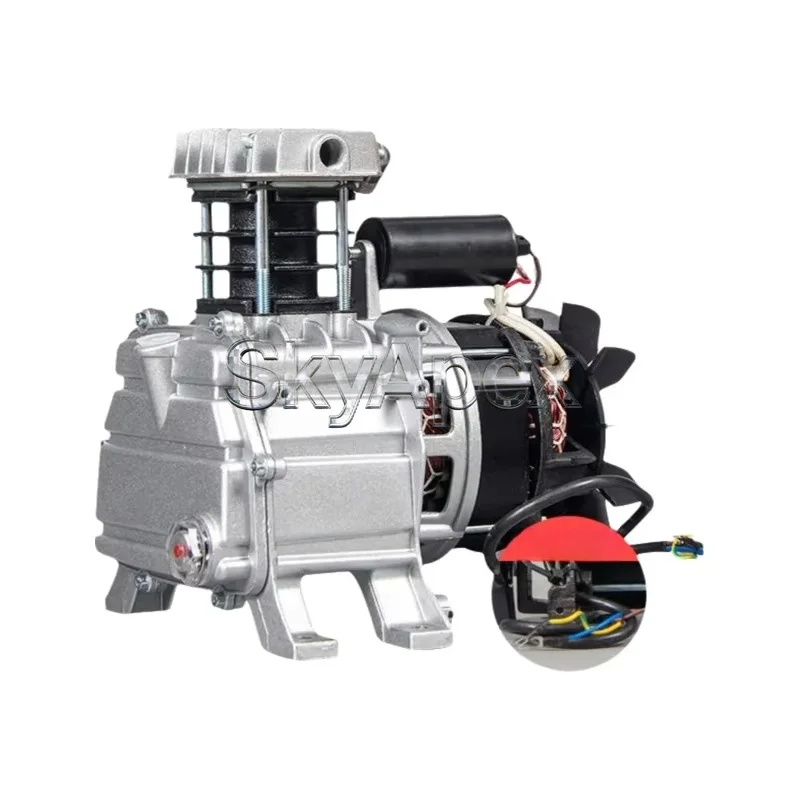 42/48/55V Type Twin Cylinder Oil Lubricated Motor Air Pump Compressor Head 1P 2P 3P 4P 5P Air Compressor Accessories - view 4