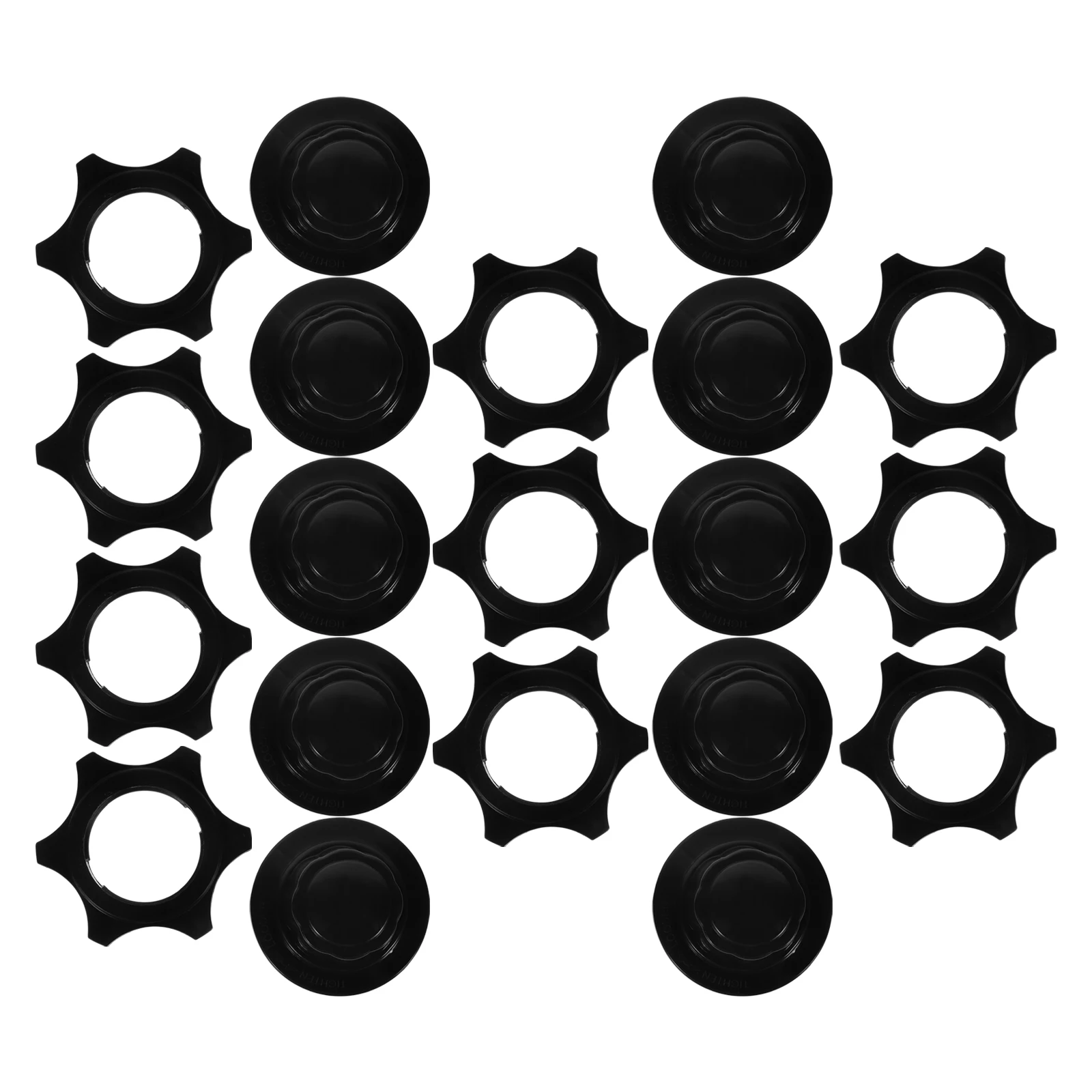 

1 set White Nut Covers Caps for Electric Fan Blade Accessories Durable Plastic Universal Parts Fan Parts Safe Use