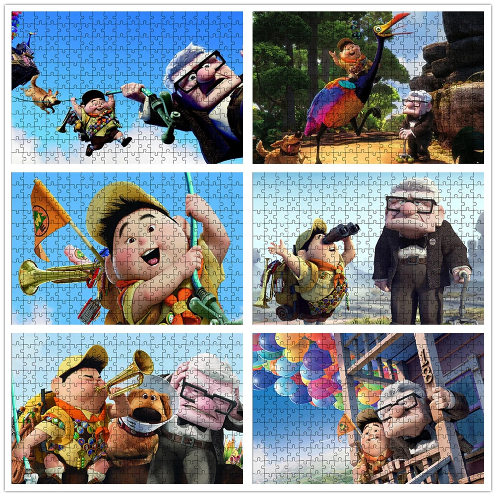 

1000 Piece Puzzle Disney Movie Up Diy Cartoon Creative Jigsaw Puzzles Creativity Imagine Toys Birthday Gifts for Kids