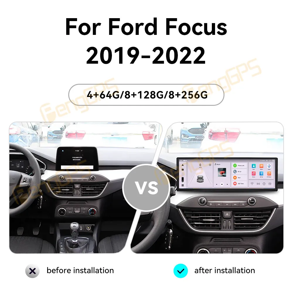 14.9 Inch Screen Car Radio For Ford Focus 2019-2022 Android Auto GPS Navigation Multimedia Video Stereo Receiver Head Unit