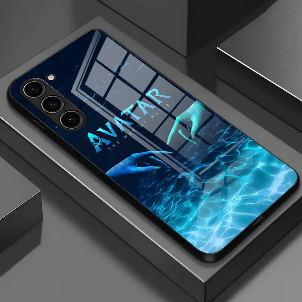 Image of Avatar Film Telefon Fall Für Samsung S25 Rand Ultra S23 S22 S21 S20 Ultra Plus S24 Fe A54 A53 A25 glas Abdeckung
