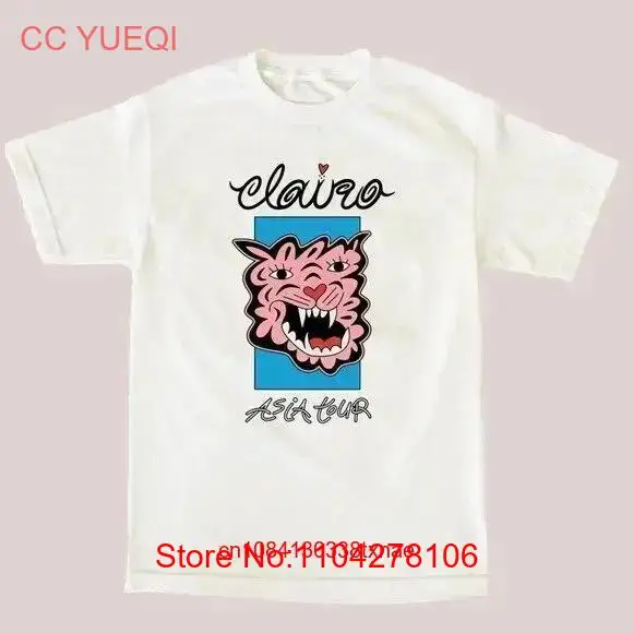 2 sides Clairo Asia Tour Merch T shirt gift for fan indie concert TE3129 long or short sleeves