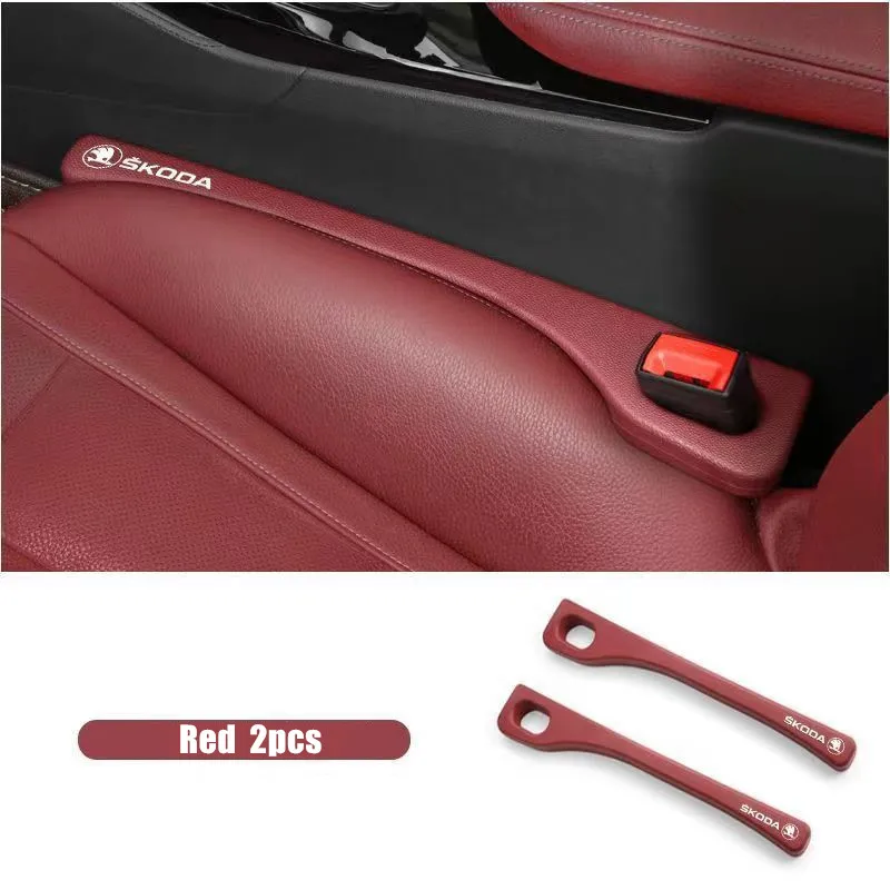 2PCS Car Seat Gap Filler Leak-proof Filling Strip For Skoda Octavia A5 A7 RS Fabia Superb Rapid Kodiaq Karoq Accessories