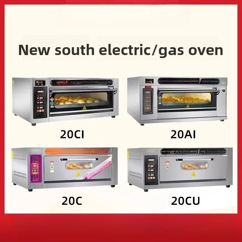 Electric oven commercial large capacity one layer two layer three layer pizza   gas   commercial bread