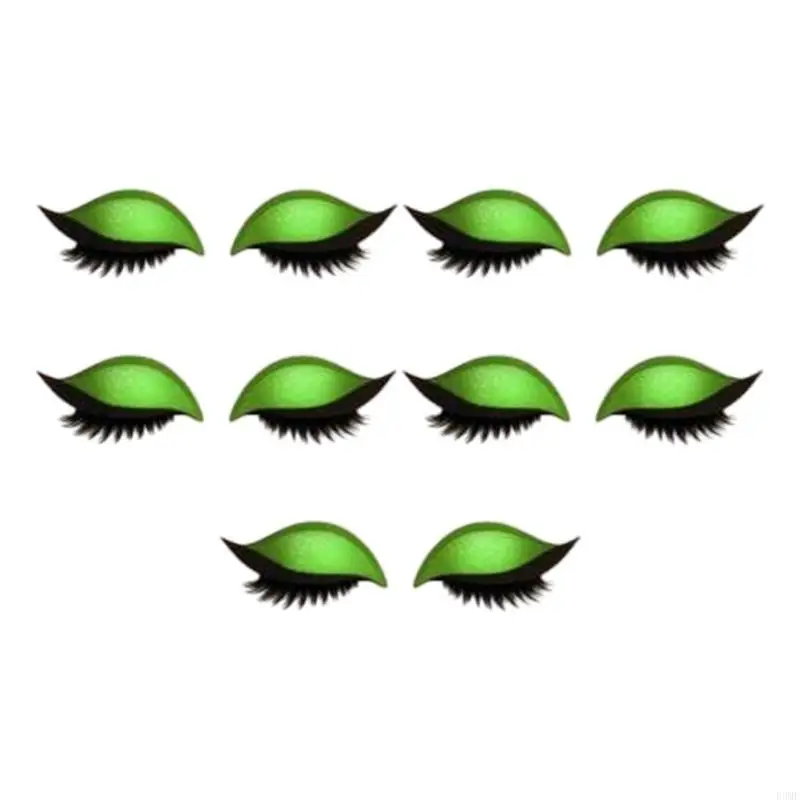 r3mf 3-in-1 아이 메이크업 스티커 화려한 그림자와 거짓 속눈썹 아이 라이너 세트