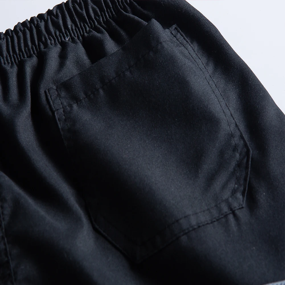 Men Beach Shorts Quick-dry Words Printing Pattern Loose Casual Oversize Boxer Shorts