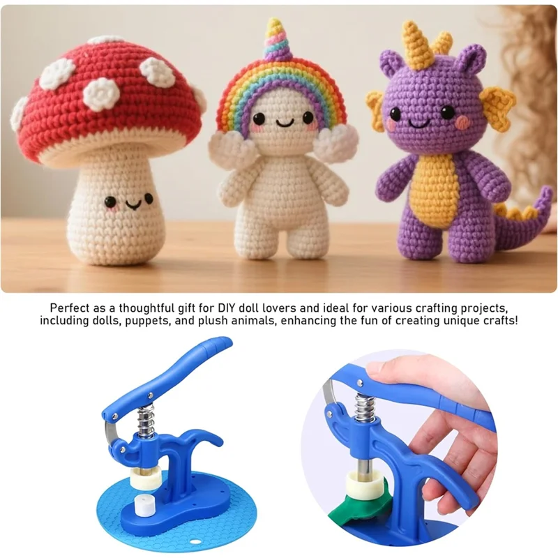 ABGE-Safety Eye Tool Large Size Safety Eye Install Tool For Attaching Safety Eyes For Stuffed 5-45Mm Animal Eyes, Crafting