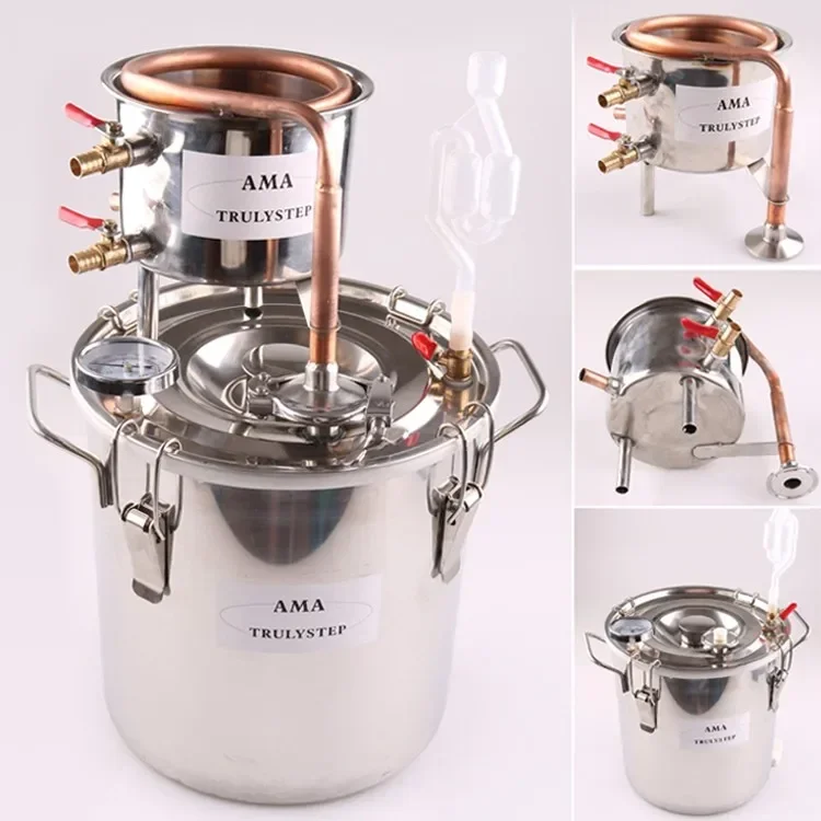 Oil Distiller, Distillation Equipment for 3Gal 12L, Moonshine Still Set