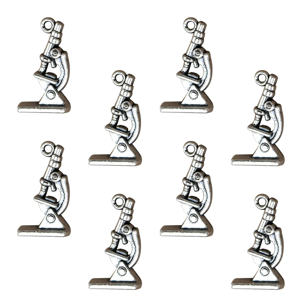 

20pcs Microscope Charms Alloy Diy Jewelry Making Accessories For Necklace Bracelet Keychain Craft Projects Charm Pendant Diy
