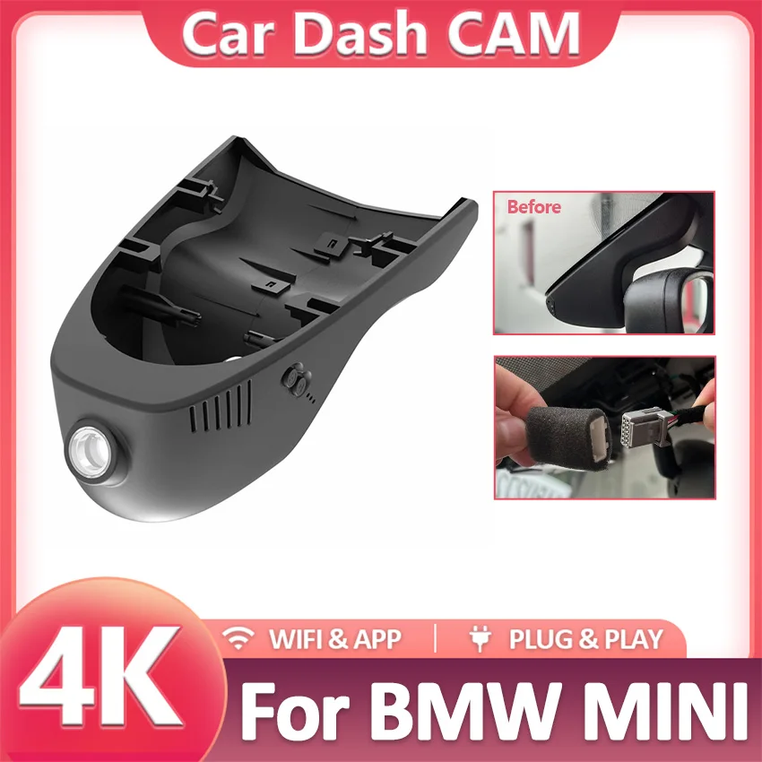 Dash Camera For BMW MINI JCW COUNTRYMAN Clubman F54 Hatch f5 Cooper F56 Clubman 2017-2023 Car DVR WiFi Dash Cam Camera,Dashcam