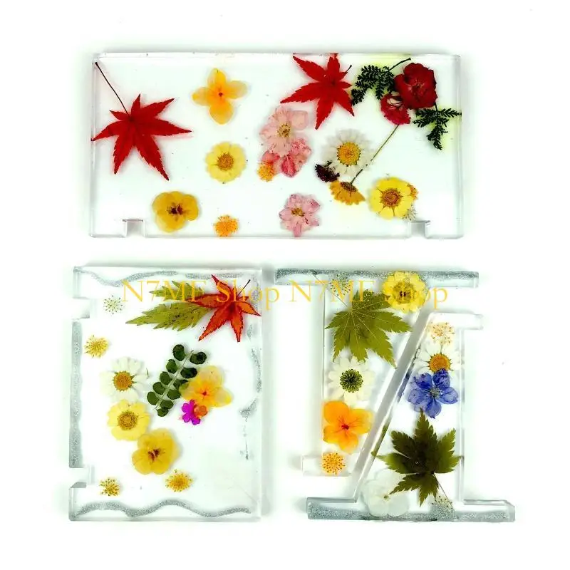 

N7MF стеллаж для хранения литья из эпоксидной смолы, органайзер, лоток, держатель для безделушек, сделай сам, художественные