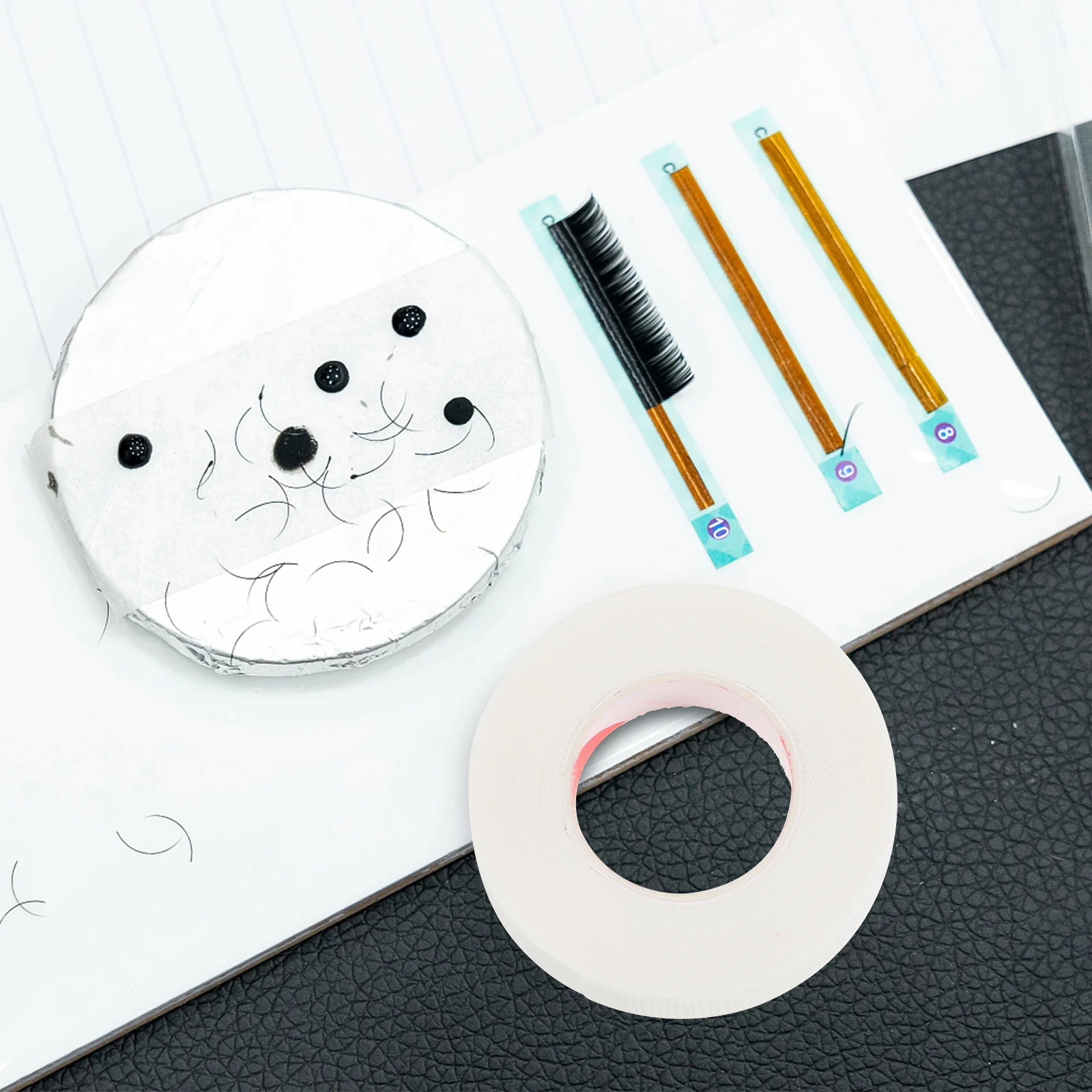 6 롤 속눈썹 연장 테이프 부드러운 접착 속눈썹 테이프 전문가용 메이크업 도구 뷰티 살롱용