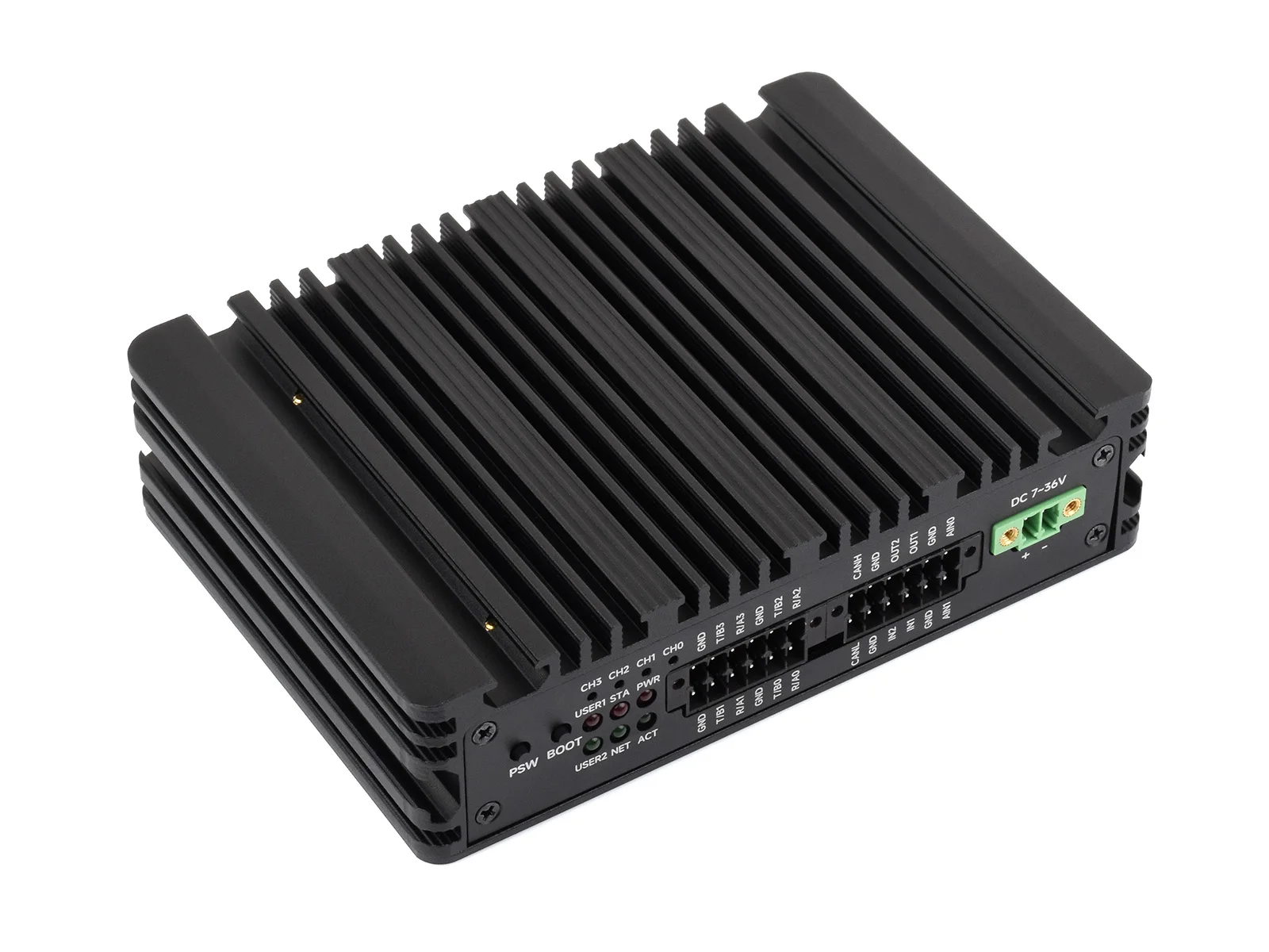 Industrial Computer For Raspberry Pi Compute Module 5 (NOT included), 1000M Ethernet RJ45 port, RS485 And 4G/5G Communi