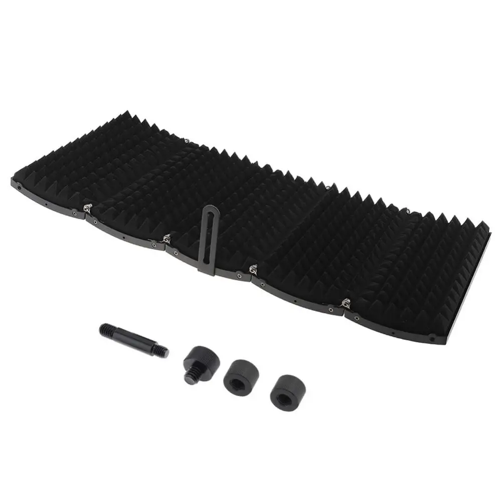 5-панельный микрофон, складной изолирующий экран, впитывающая пена высокой плотности, профессиональный микрофонный экран