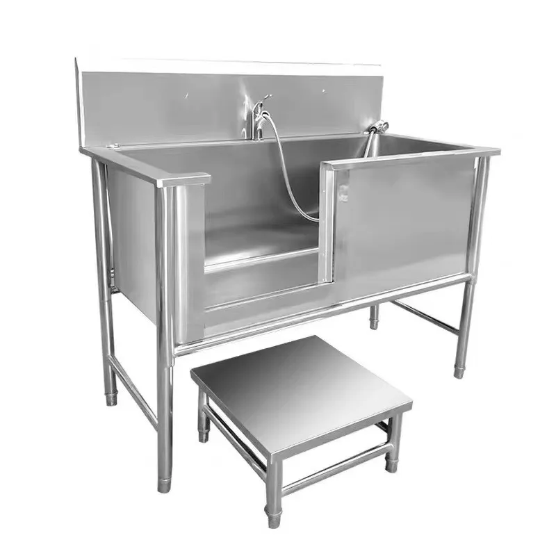 Stainless steel bath, dog bath, bathtub, portable bath