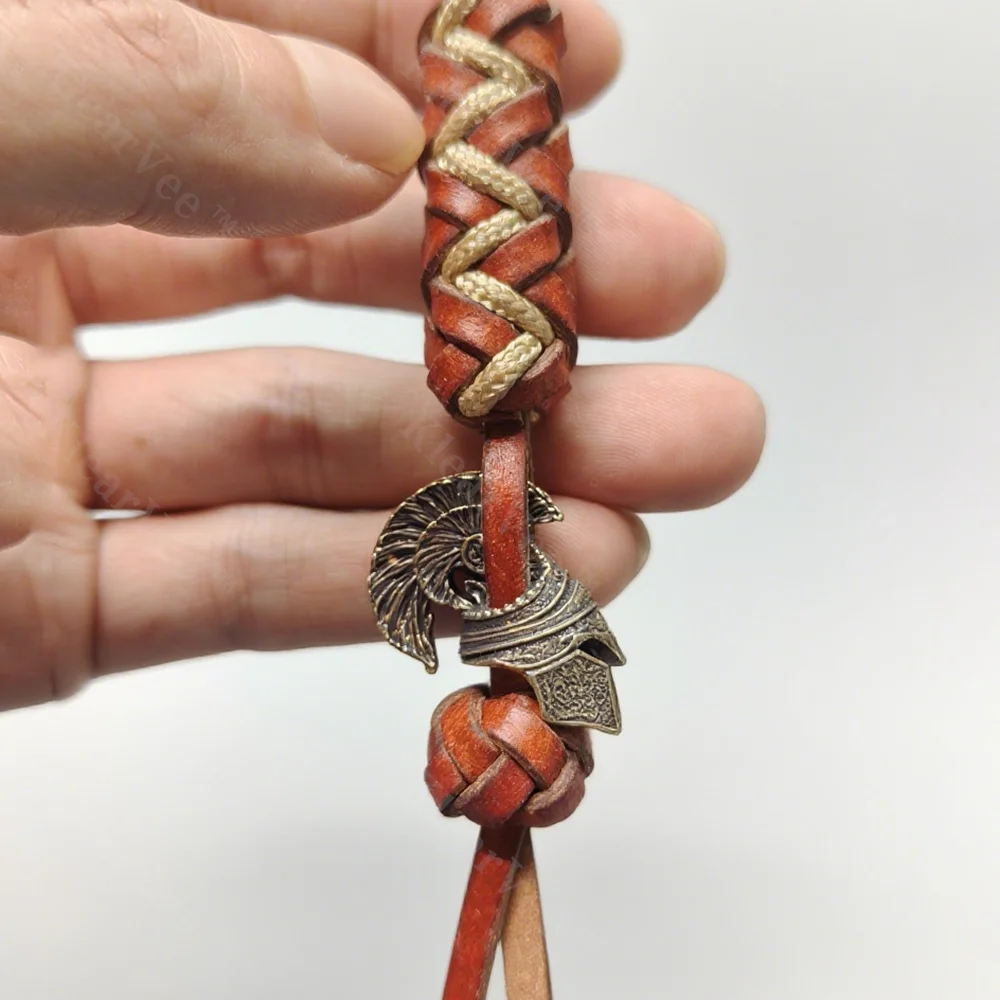 

Персонализированный латунный EDC Шарм Непоседа Слайдер Нож Подвеска Автомобильный Шарм Брелок Аксессуар Паракорд Плетеный предмет Открытый Инструмент Подвеска