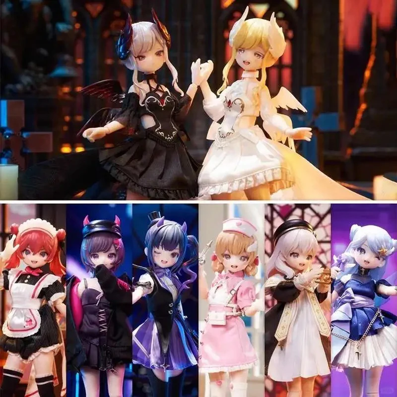 

Original The Official Light And Nightmare Twin Mjd Blind Box Features Six Action Figures Bjd Toy Figurines And Cute Gifts Girls