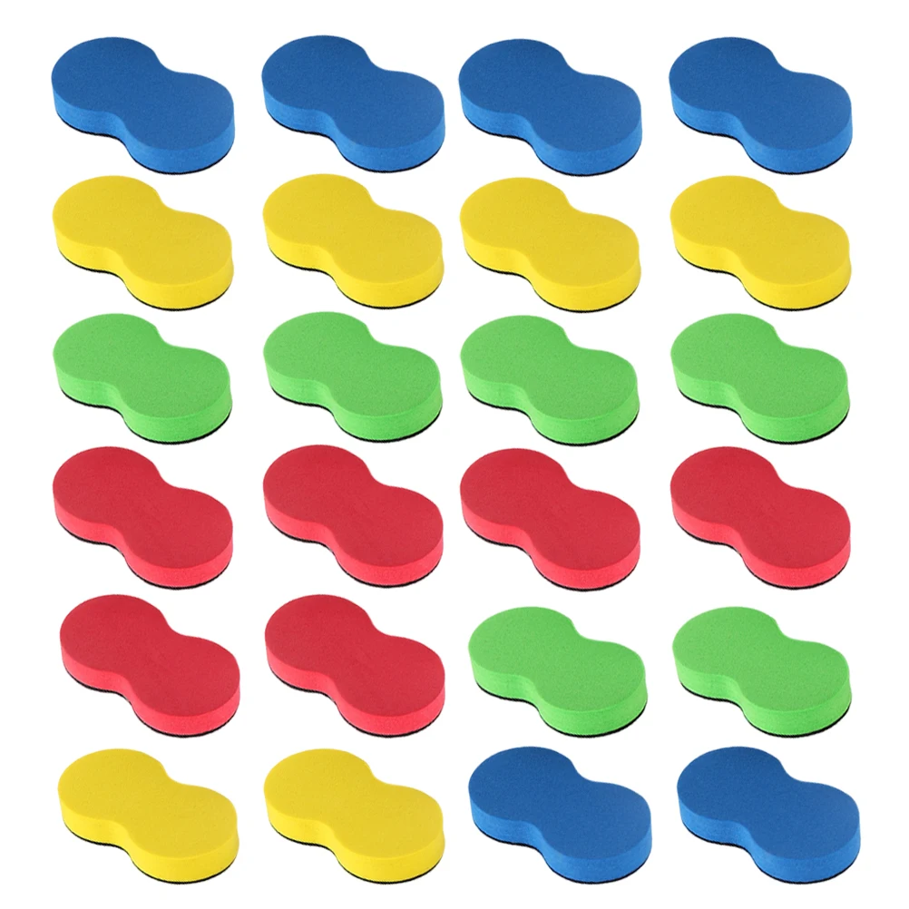 

80Pcs Whiteboard Erasers Mini Peanut Shape Dry Erase Erasers for Classroom Office Home School Marker Removal Whiteboard Eraser