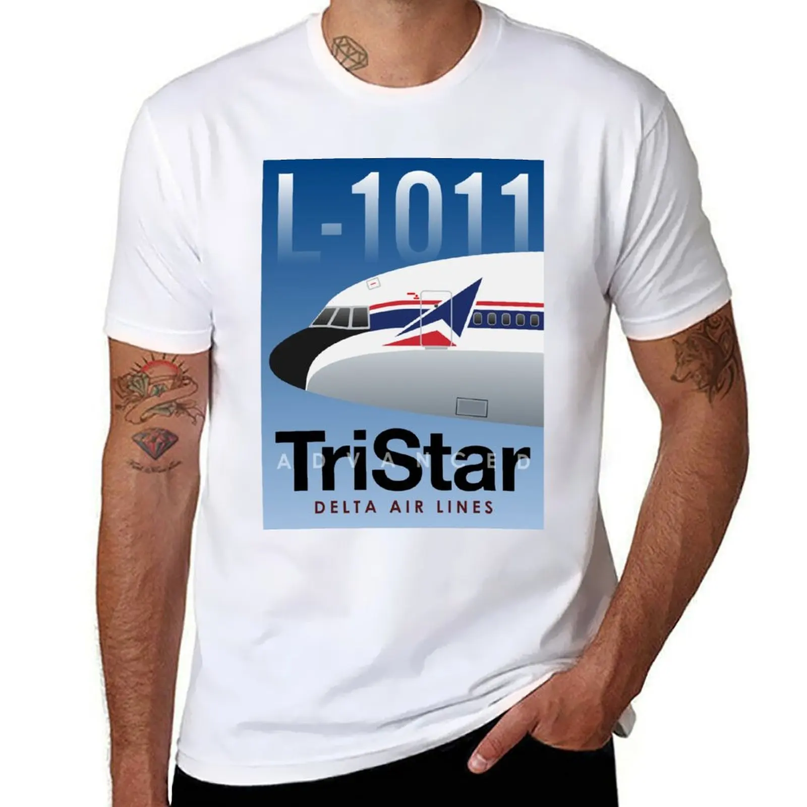 

Delta Airlines Lockheed L-1011 TriStar Nose T-Shirt anime t shirts oversize man t shirt luxury T-Shirt