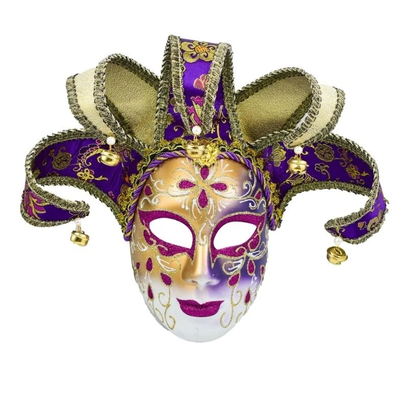 

Full Face Venetians Mask Masquerade Mask Hand Painted Mask Cosplay Mask Wall Decorative Art Collection Mask Gifts