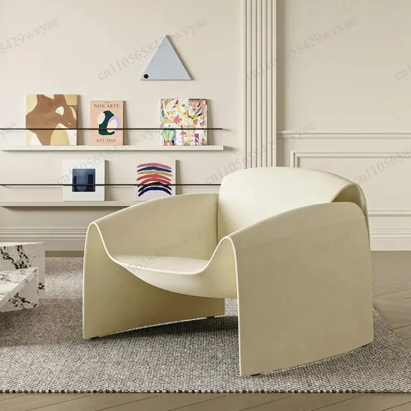 Art Designer Single Sofa Chair, Irregular Crab‑Shape M‑Type Leisure Chair