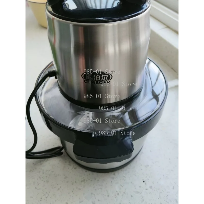 Household Stainless Steel Pounder 6L - Multifunctional Grinder for Cassava Plantain Yam Meat Kitchen Tool