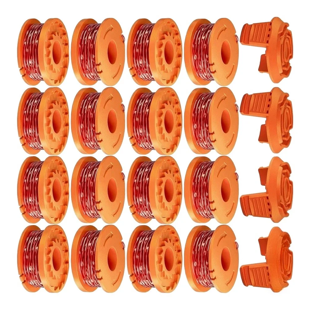 20pcs Replacement Spools for String Trimmer Compatible with Multiple Trim Models Easy Installation No Tools Needed