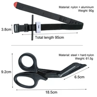 Premiers secours tactiques, nouvelle tige en métal et aluminium, garrot de survie, hémostase, mise à niveau de deuxième génération, utilisation répétée, renforcement 5