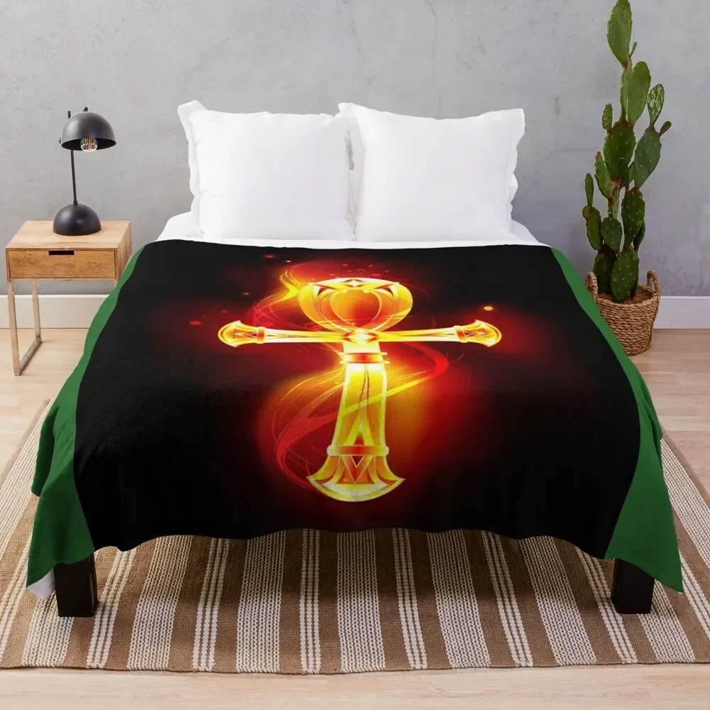 

Egyptian gods. Egyptian symbol Ankh Throw Blanket Multi Use Warm Blanket for Living Room Bedroom