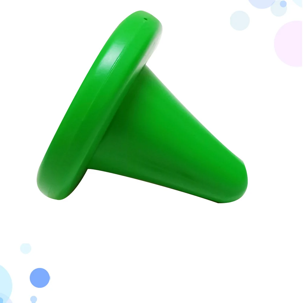 Cadeira de equilíbrio para crianças, banco de plástico premium com pés únicos, treinamento de equilíbrio infantil, jogo de assento em sala de aula, verde