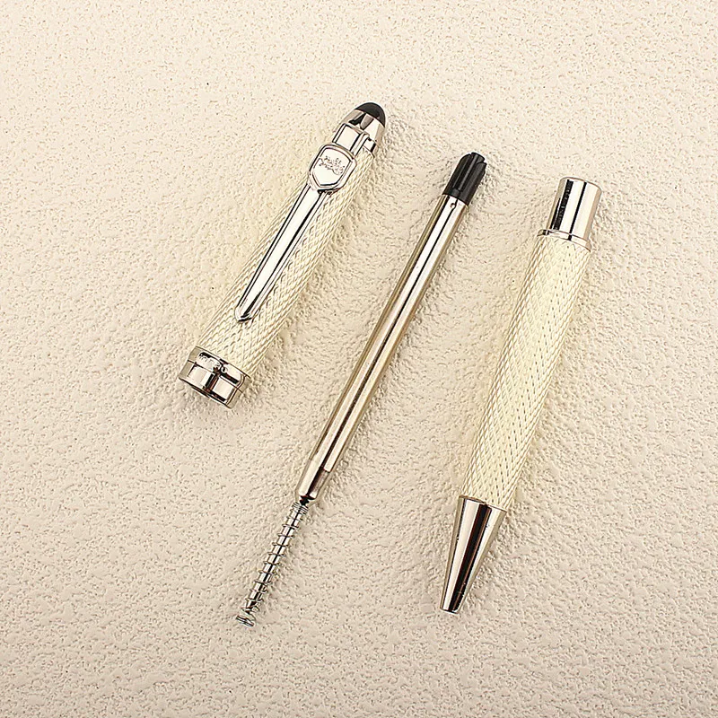 Jinhao Portable Waterborne Metal Ballpoint Pen Multiple Color Refills Signature Pen Advertising Pen Office School Supplies